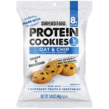 Shrewd Food High Protein Mini Cookies, Oat & Chip, 16 Pack,8g Protein, Made with Prebiotics & Probiotics, Supports Digestive Health, Healthy Snacks, Dessert Sweets, Oat & Chip, 16