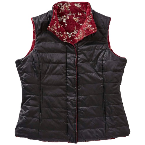  Silverts Vest Outerwear Reversible Puffer Snap