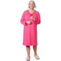 Silverts Plus Size 26120 Open Back Nightgown Assisted Dressing