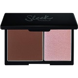 Sleek Make Up Face Contour Kit - Contour Powder for Contouring Cheekbones and a Shimmer Highlighter, for Illuminating Your Face. Color Light