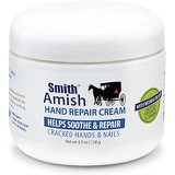 Smith Amish Hand Repair Cream. Helps Soothe & Repair Dry, Cracked Hand & Nails 4.5 Oz Great for Gardeners, Hard Working Hands. BRAND YOU CAN TRUST. MADE IN USA