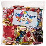 Snack Attack TM Assorted Candy Pinata Party Mix, 2.5 LB Bulk Bag: Skittles, Reeses, Life Savers, Nerds, Charms Blow Pop, Jaw Busters, Laffy Taffys, Twix, Snickers, Jolly Rancher, Tootsie Rolls, m&