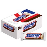 SNICKERS White Chocolate Singles Size Candy Bars 1.41-Ounce (Pack of 24)