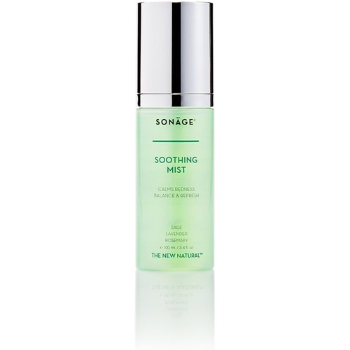  Sonage Soothing Mist - Alcohol Free Facial Spray for Oily, Sensitive and Acne Prone Skin - Astringent to Clear Skin and Tighten Pores - Restore PH and Reduce Redness - Lavender Oil
