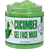 Spas Premium Cucumber Gel Face Mask, Deep purifying hydrating cucumber mask, anti-inflammatory and soothing, Gel mask with anti-oxidants and vitamins