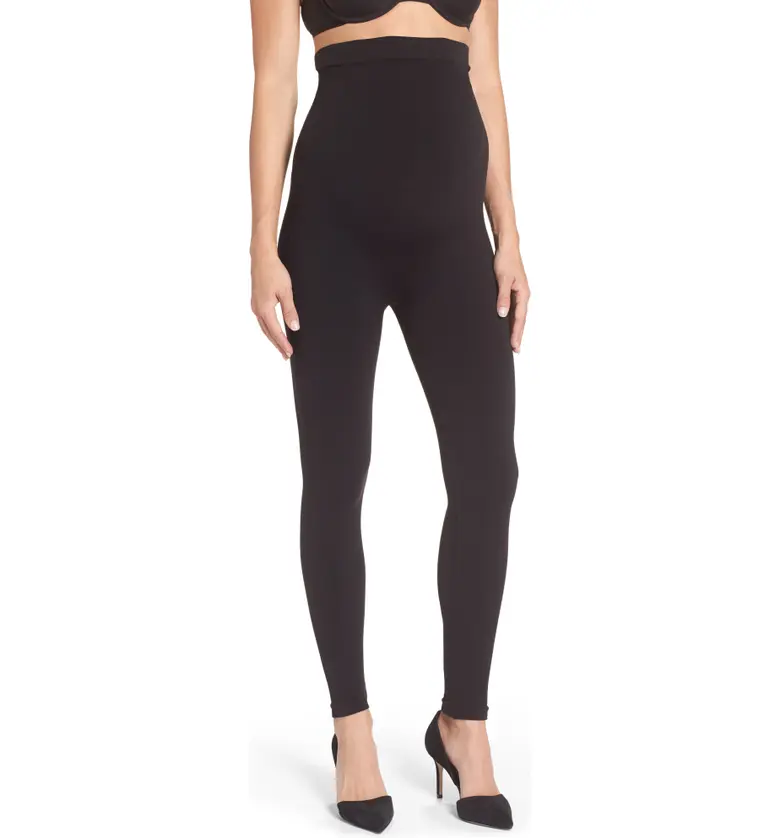 SPANX Mama Look at Me Now Seamless Maternity Leggings_VERY BLACK