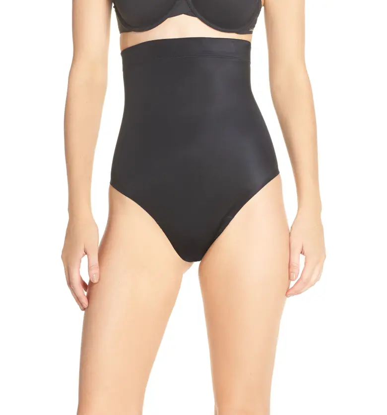 SPANX Suit Your Fancy High Waist Thong_VERY BLACK
