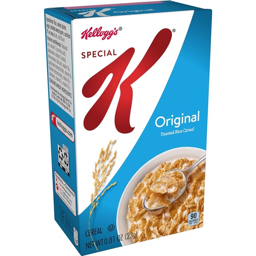  Special K Breakfast Cereal Original, 0.81 oz Individual Box(Pack of 70)