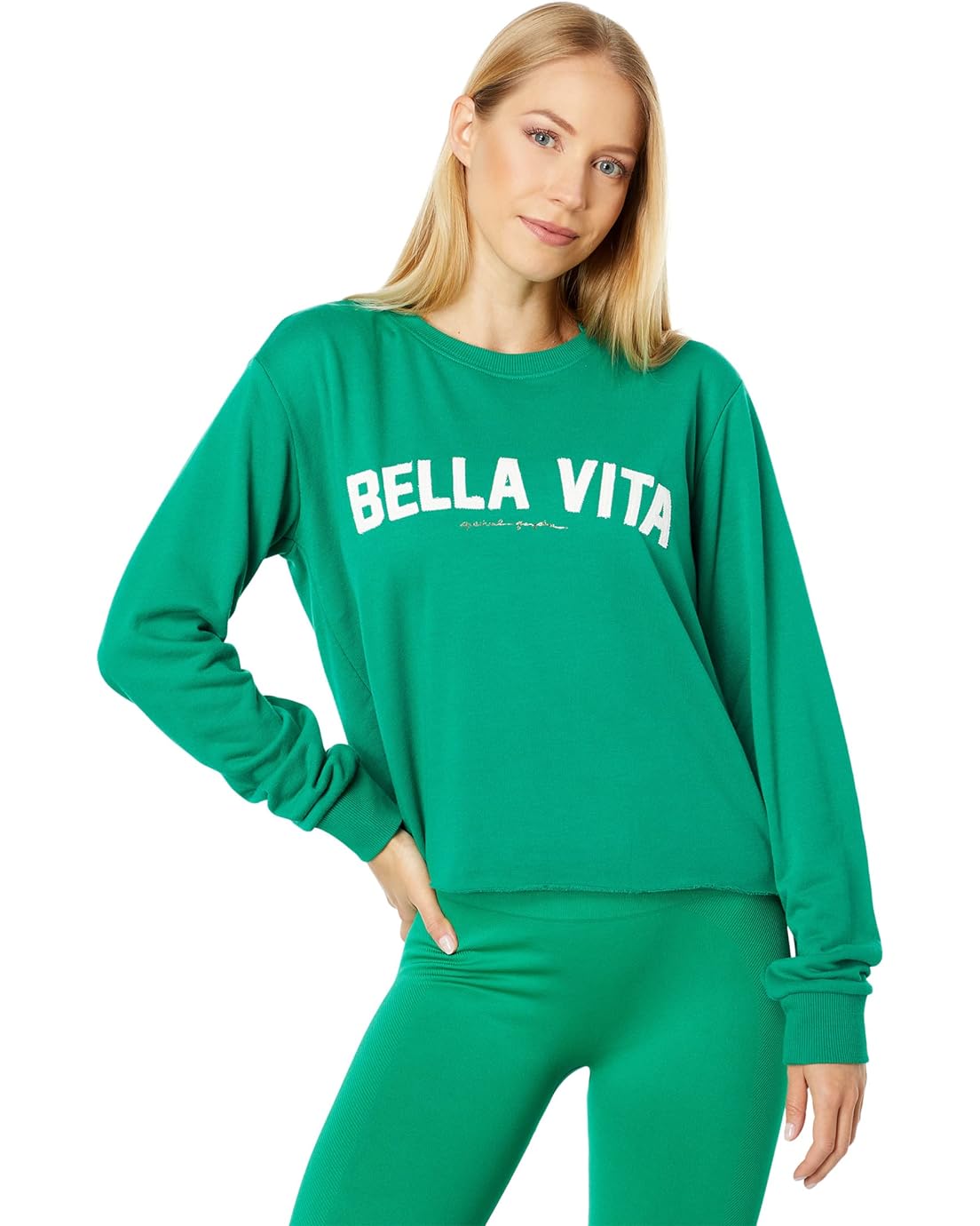 Spiritual Gangster Bella Vita Crop Sweatshirt