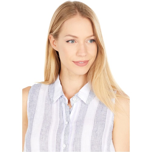 스플렌디드 Splendid Baja Stripe Woven Button Front Shirt