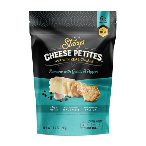  Stacys Cheese Petites Cheese Snack, Parmesan & Rosemary, 7.5 Ounce Bag, 2 Pack
