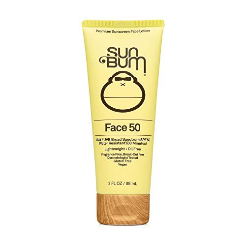  Sun Bum Original SPF 50 Sunscreen Face Lotion | Vegan and Reef Friendly (Octinoxate & Oxybenzone Free) Broad Spectrum Fragrance-Free Moisturizing UVA/UVB Sunscreen with Vitamin E ,