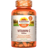 Sundown Naturals Vitamin C, 1000 Mg, High Potency, 250 Count Bottles (Pack of 2)