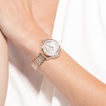Swarovski Crystalline Aura watch, Swiss Made, Metal bracelet, Rose gold tone, Rose gold-tone finish