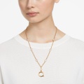Swarovski Curiosa necklace, Gold tone, Gold-tone plated