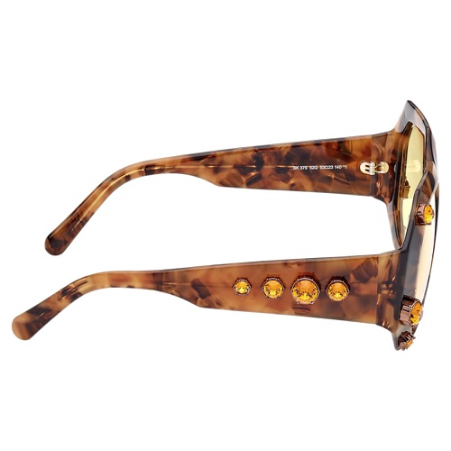 스와로브스키 Swarovski Sunglasses, Oversized, Octagon shape, SK0375 52G, Brown