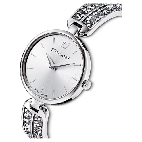 스와로브스키 Swarovski Dream Rock watch, Swiss Made, Metal bracelet, Silver tone, Stainless steel