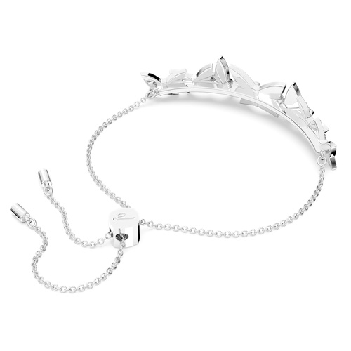 스와로브스키 Swarovski Lilia bracelet, Butterfly, White, Rhodium plated