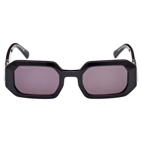 스와로브스키 Swarovski Sunglasses, Octagon shape, SK0387 01A, Black