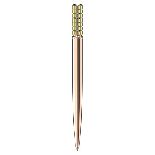 스와로브스키 Swarovski Ballpoint pen, Yellow, Rose gold-tone plated