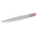 Swarovski Ballpoint pen, Pink, Chrome plated