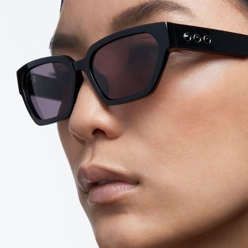 스와로브스키 Swarovski Sunglasses, Narrow cat-eye, SK0348 01A, Black