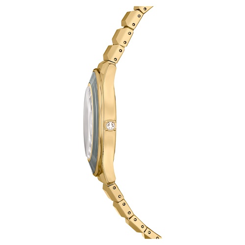 스와로브스키 Swarovski 37mm watch, Swiss Made, Metal bracelet, Gold tone, Gold-tone finish