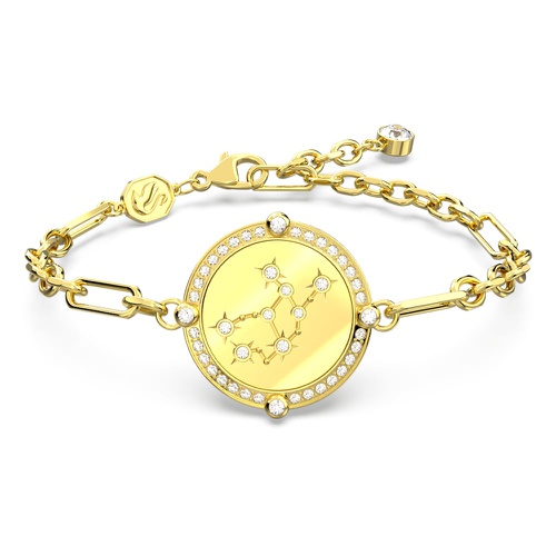 스와로브스키 Swarovski Zodiac bracelet, Virgo, Gold tone, Gold-tone plated
