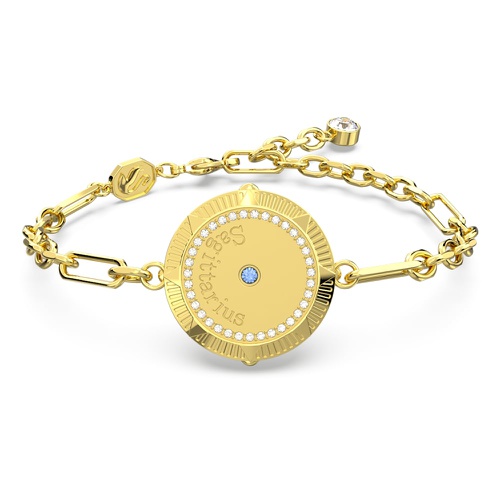 스와로브스키 Swarovski Zodiac bracelet, Sagittarius, Gold tone, Gold-tone plated