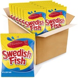 Swedish Fish Red Fish Soft & Chewy Candy, 5-Ounce Bags (Pack of 12)