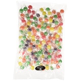 SweetGourmet Traditional Sour Fruit Balls | Bulk Hard Candy Wrapped | 2 Pounds
