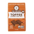 Taza Chocolate Organic Amaze Bar 60% Stone Ground, Toffee Almond Sea Salt, 2.5 Ounce (1 Count), Vegan