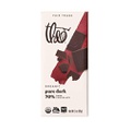 Theo Chocolate Pure Organic Dark Chocolate Bar, 70% Cacao, 6 Pack | Vegan Chocolate, Fair Trade