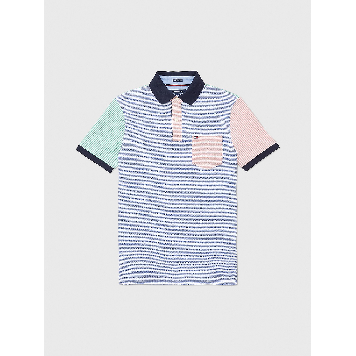 TOMMY ADAPTIVE Regular Fit Contrast Polo