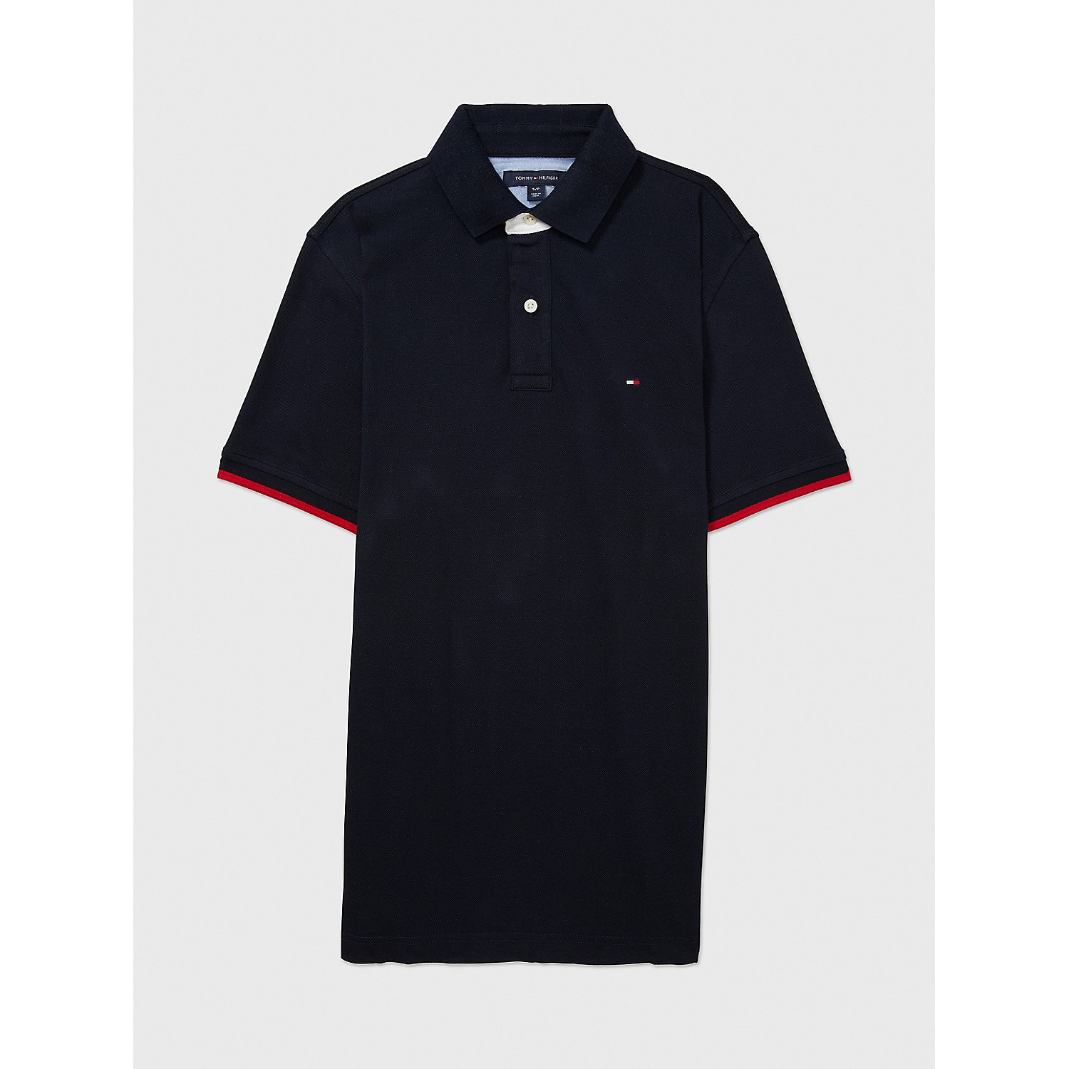 TOMMY ADAPTIVE Regular Fit Pop Collar Polo