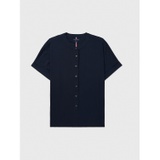 TOMMY ADAPTIVE Short-Sleeve Solid Blouse