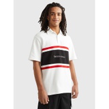 TOMMY JEANS Classic Logo Colorblock Rugby Polo