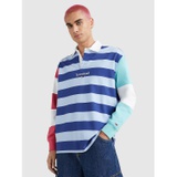 TOMMY JEANS Stripe Skater Rugby Polo