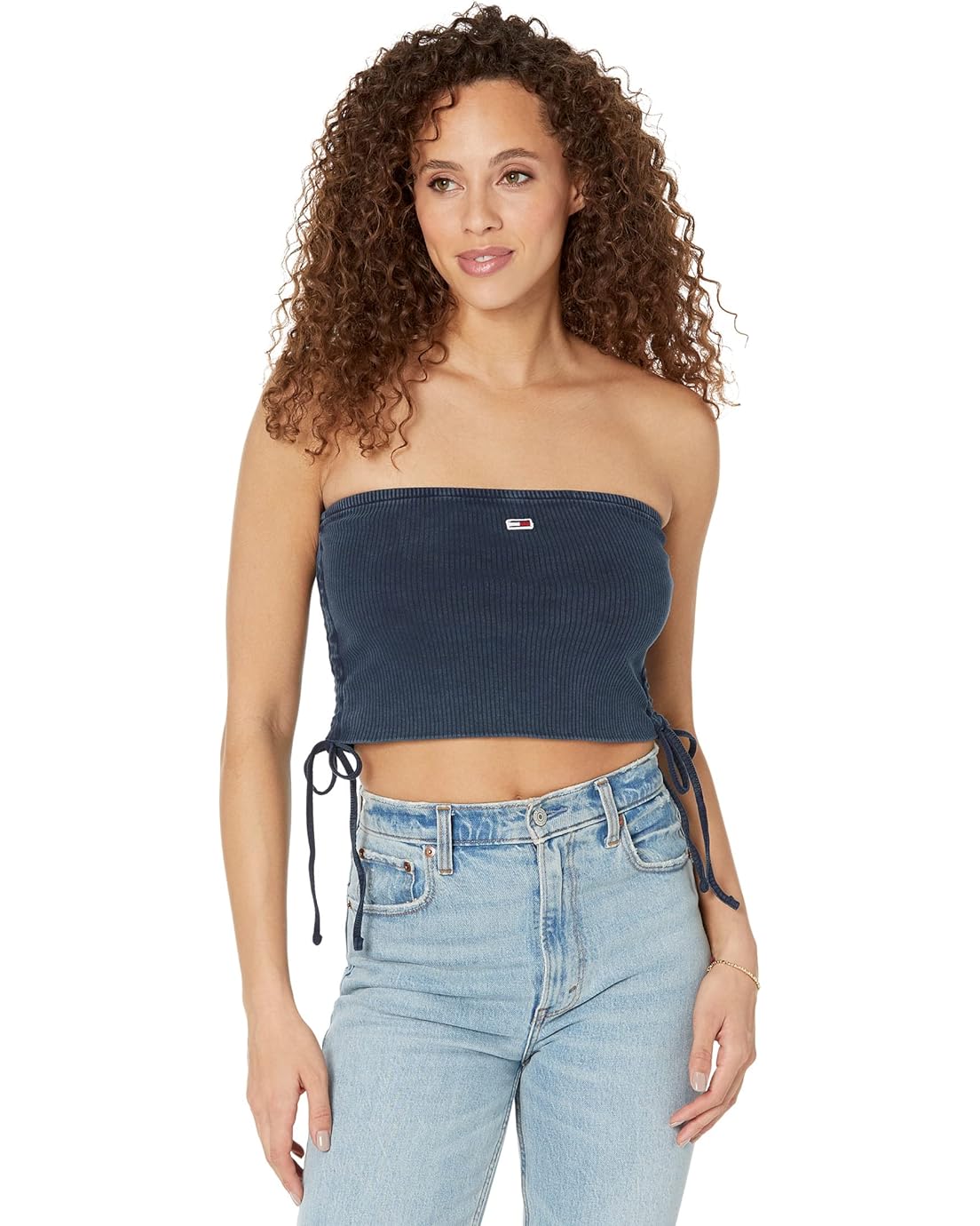 Tommy Jeans Ribbed Tube Top