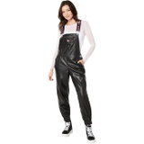 Tommy Jeans Faux Leather Overalls