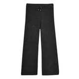 CHARCOAL GREY SUPER SOFT KNITTED TROUSERS