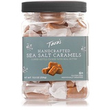 Taras All Natural Handcrafted Gourmet Sea Salt Caramel: Small Batch, Kettle Cooked, Creamy & Individually Wrapped - 11.5 Ounce