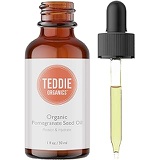 Teddie Organics Organic Pomegranate Seed Oil Cold Pressed Facial Oil, Nourishing for Hair