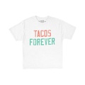 The Original Retro Brand Kids Tacos Forever Heathered Crew Neck Tee (Toddler)