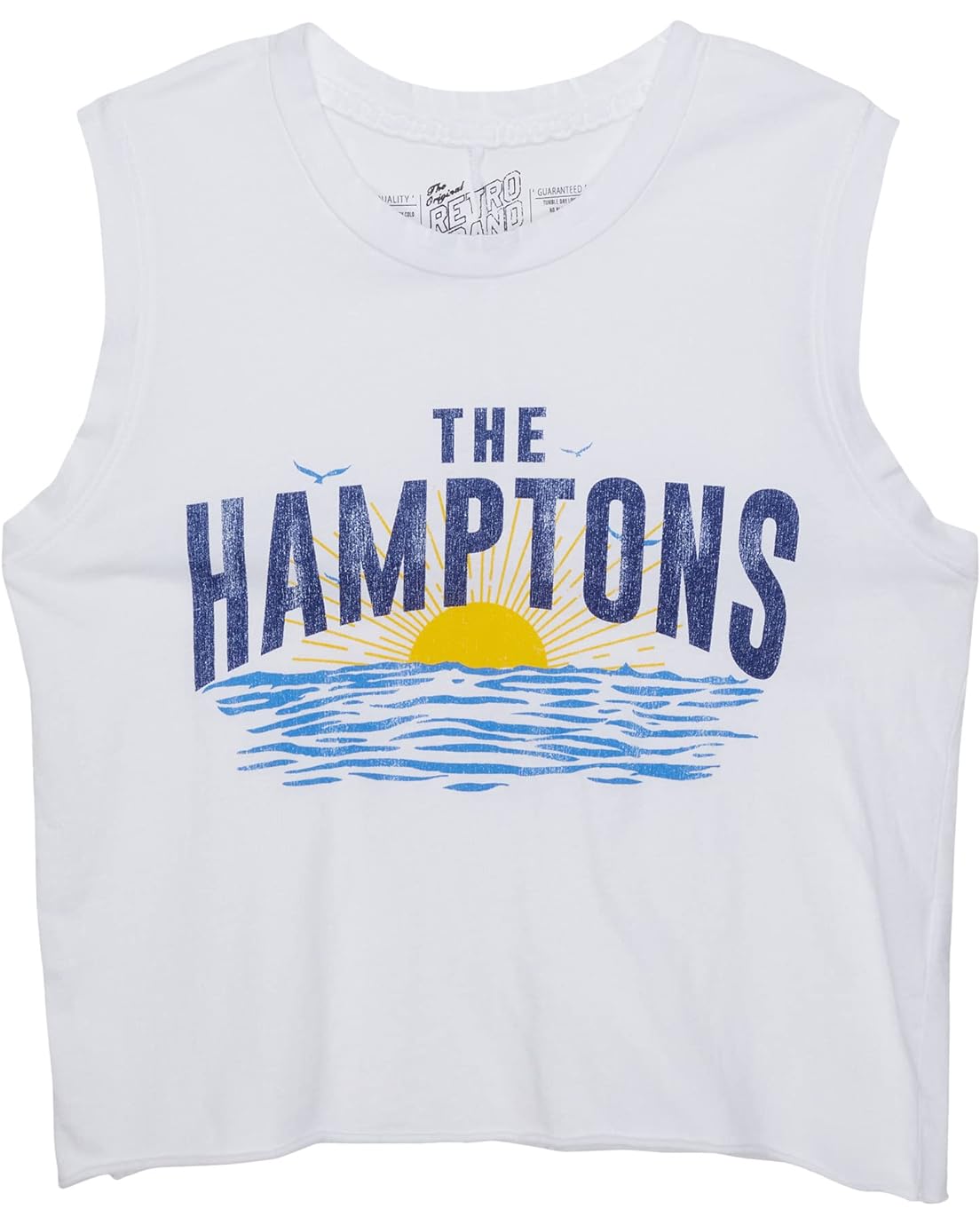 The Original Retro Brand Kids The Hamptons Slightly Cropped Cotton Tank (Big Kids)
