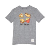 The Original Retro Brand Kids Fast Food Friends Tri-Blend Crew Neck Tee (Big Kids)
