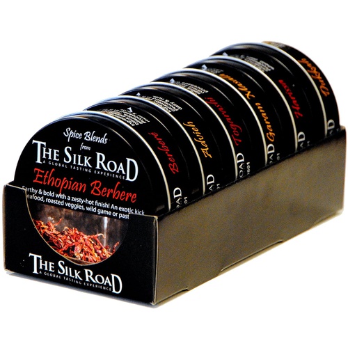  The Silk Road A Global Tasting Experience Exotic Spice Blends 6-Pack Gift Set from The Silk Road Restaurant, No Salt | All Natural Seasoning | Vegan | Gluten Free Ingredients | NON-GMO | No Preservatives