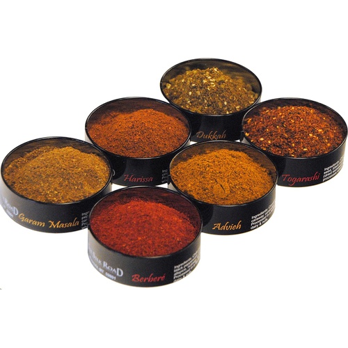  The Silk Road A Global Tasting Experience Exotic Spice Blends 6-Pack Gift Set from The Silk Road Restaurant, No Salt | All Natural Seasoning | Vegan | Gluten Free Ingredients | NON-GMO | No Preservatives