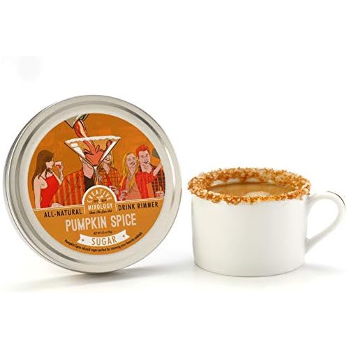  The Spice Lab - Pumpkin Spice Sugar Cocktail Rimmers for Martinis & Margaritas - Great Holiday Pumpkin Spice Seasoning - Gluten Free Non-GMO All Natural Brand