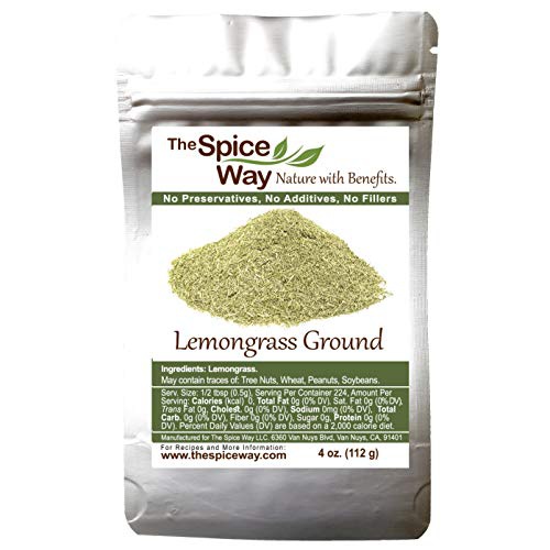  The Spice Way Lemongrass Powder - ( 4 oz ) freshly ground dried herb. Used for cooking and tea.